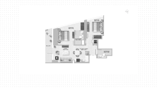 2-комнатные апартаменты, 81 м²