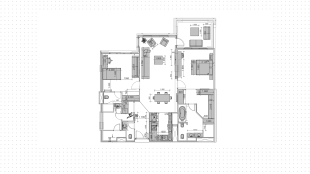 2-комнатные апартаменты, 167 м²