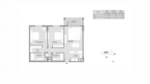 2-bedroom apartment, 1 202 ft²