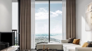 1-bedroom apartment, 614 ft²