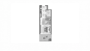studio, 520 ft²