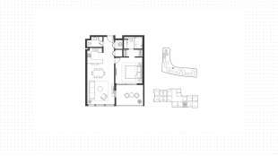 1-комнатные апартаменты, 92 м²