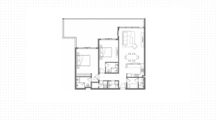 2-комнатные апартаменты, 172 м²