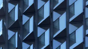 Famous - ribbed tower near Kutuzovsky