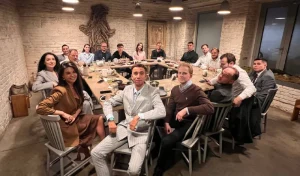 Business dinner with partners from Atona