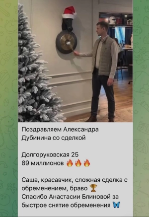 Гонг в колпаке Санты и поток сделок