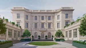 Lion Gate. Trophy house in the center of Moscow.