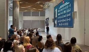 Oleg Torbosov gave a lecture for the Alfa Bank team