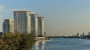 Aquatoria residential complex on the embankment of Khimki Reservoir
