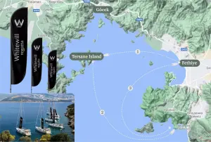 Preparing the regatta