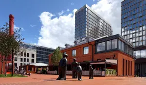 Lucky - a premium neighborhood with a loft-style city square on Presnya Street