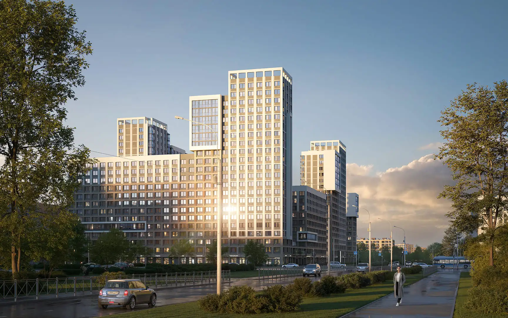 Фотографии архитектуры ЖК «Гений»