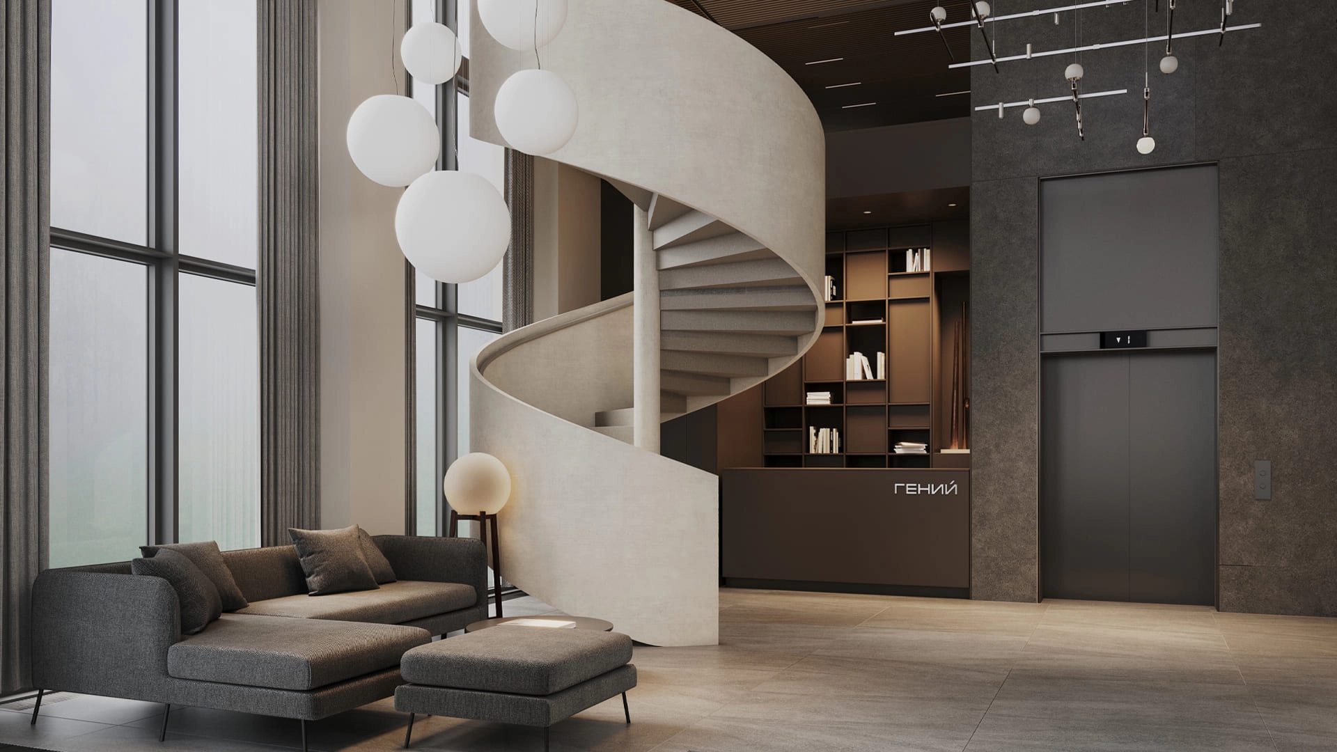 Фотографии интерьеров ЖК «Гений»