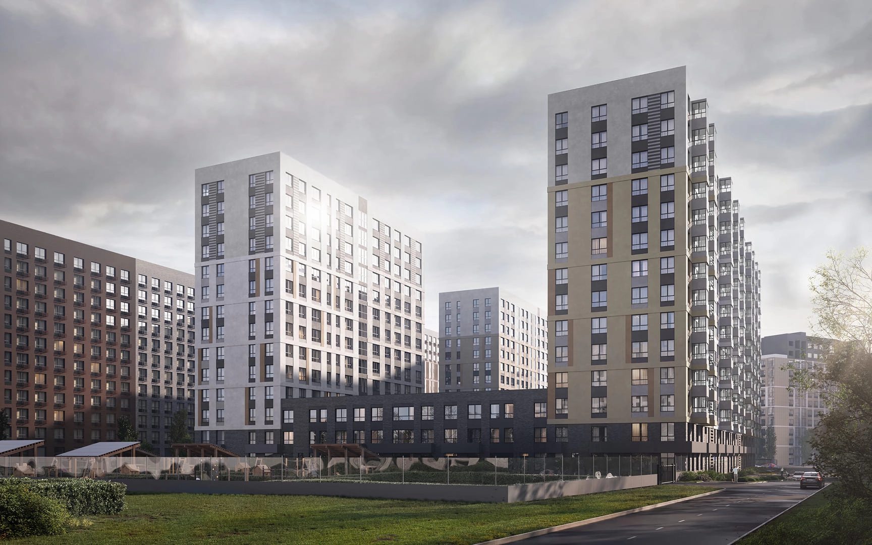 Фотографии архитектуры ЖК «Куинджи»