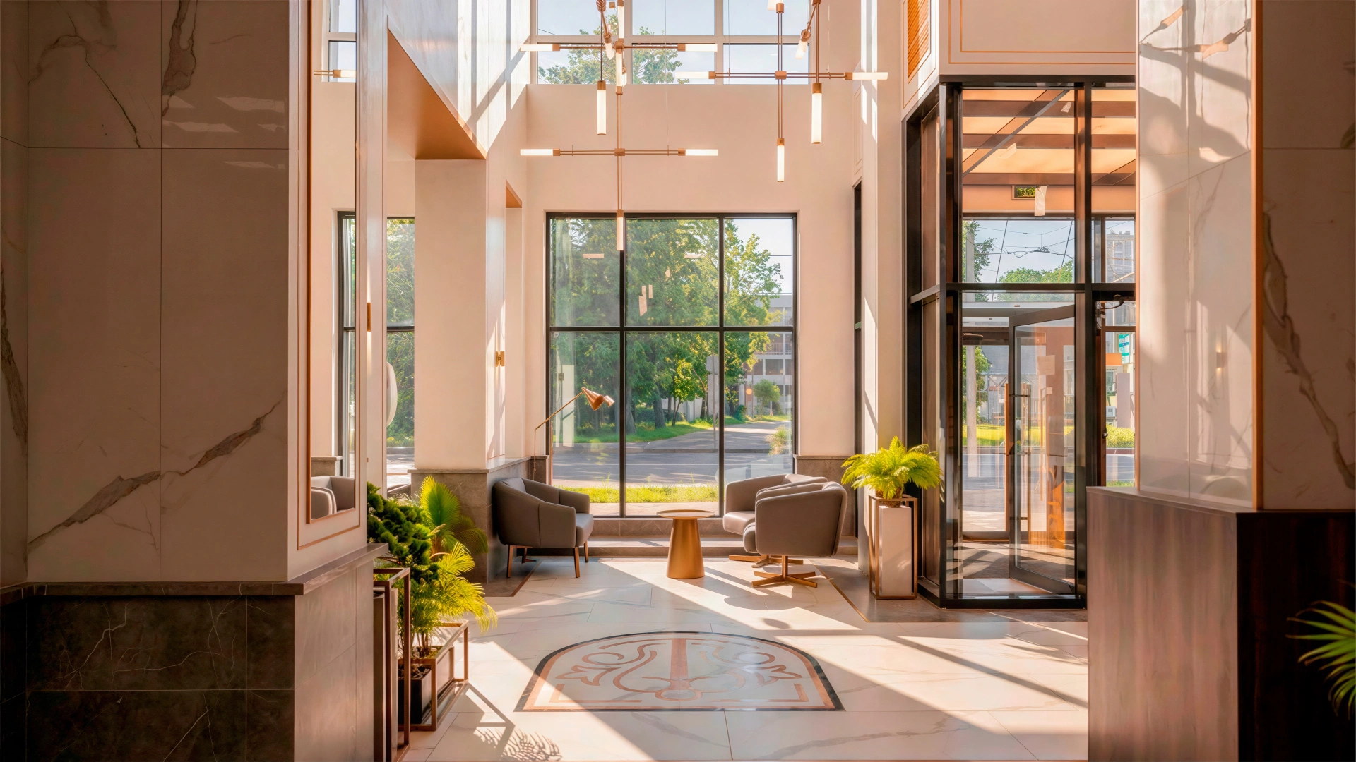 Фотографии Лобби ЖК «Астра Марин»