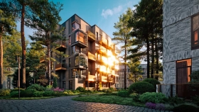 Фотографии архитектуры ЖК Рощино Residence, Санкт-Петербург
