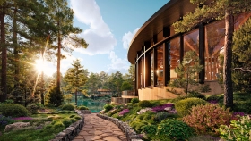 Фотографии приватной территории ЖК Рощино Residence, Санкт-Петербург