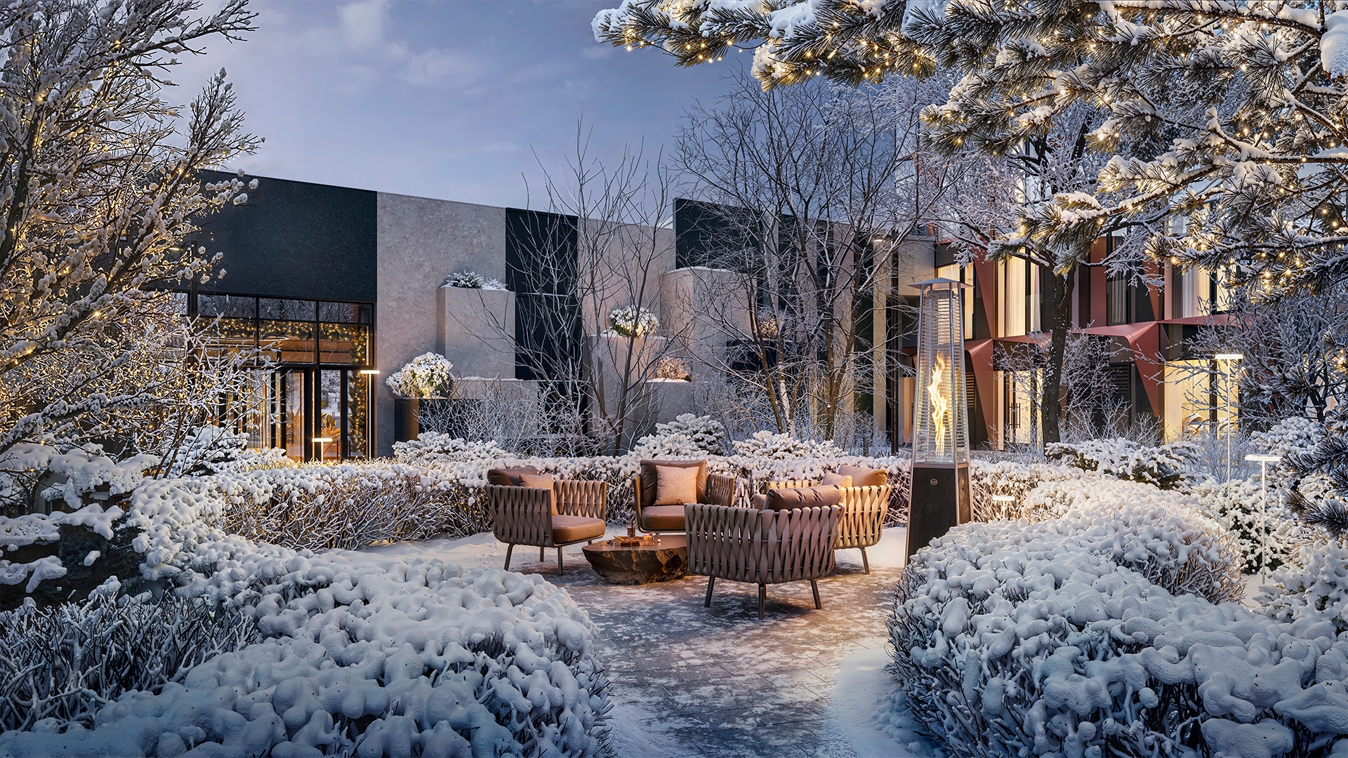 Фотографии приватной территории Коллекция Лужники