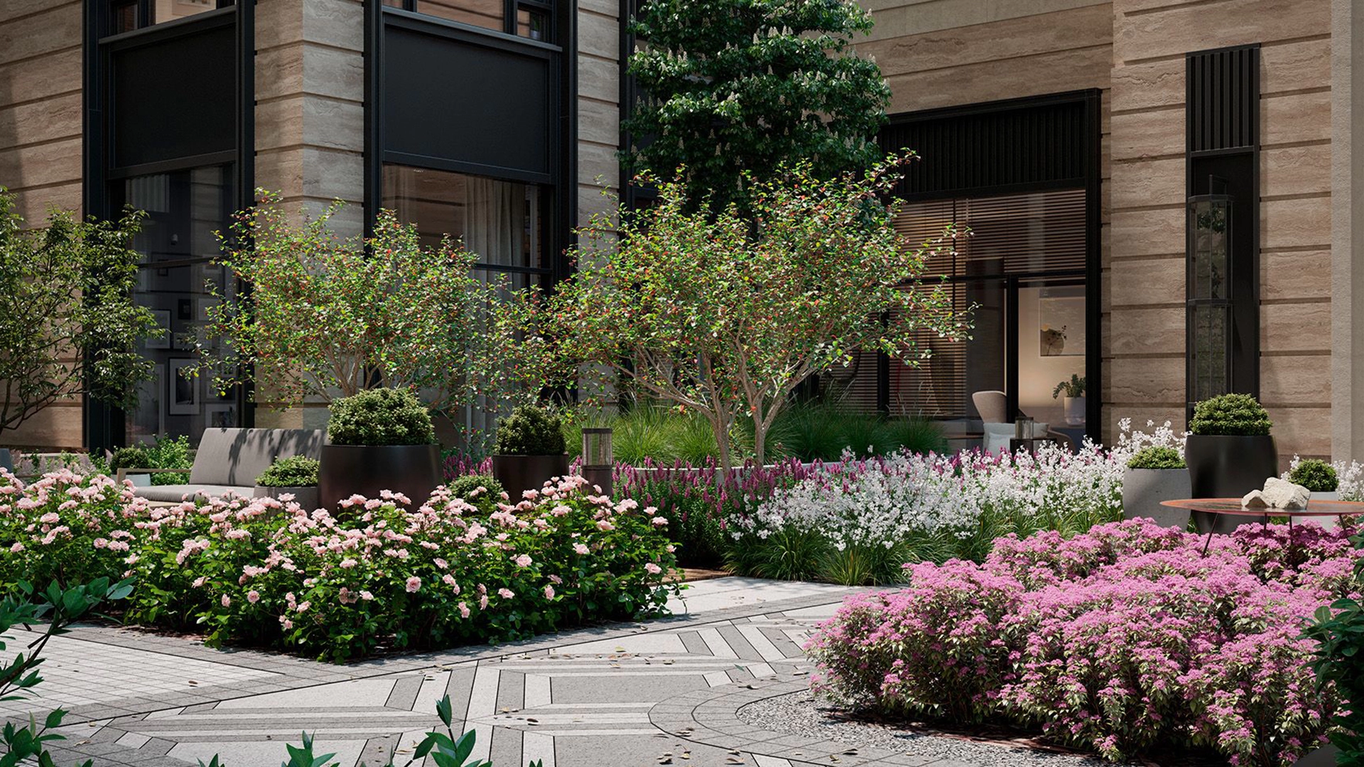 Фотографии приватной территории Дом «А»