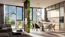 Фотографии интерьеров ЖК Нагатино Ай-Лэнд