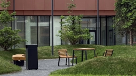 Фотографии приватной территории ЖК Шампайн