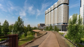 Фотографии приватной территории ЖК Зиларт