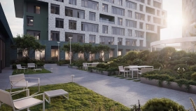 Фотографии приватной территории ЖК STONE Rise