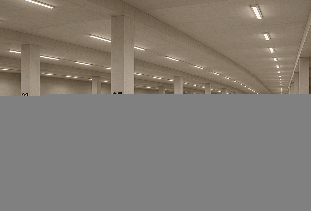 Фотографии паркинга ЖК Bashni Element (Башни Элемент)