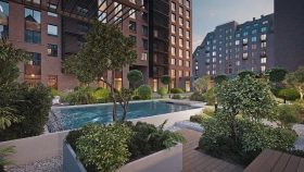 Фотографии приватной территории ЖК «Остров Первых»