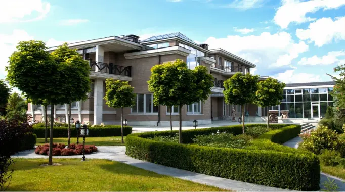 Luxury modern and classic style cottages in the elite Zhukovka 21 village on the banks of the Moscow River.

 - Maison D'Ahmed